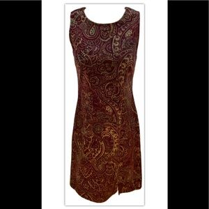 Faith Passion Juniors 5 Paisley Midi Sheath Dress